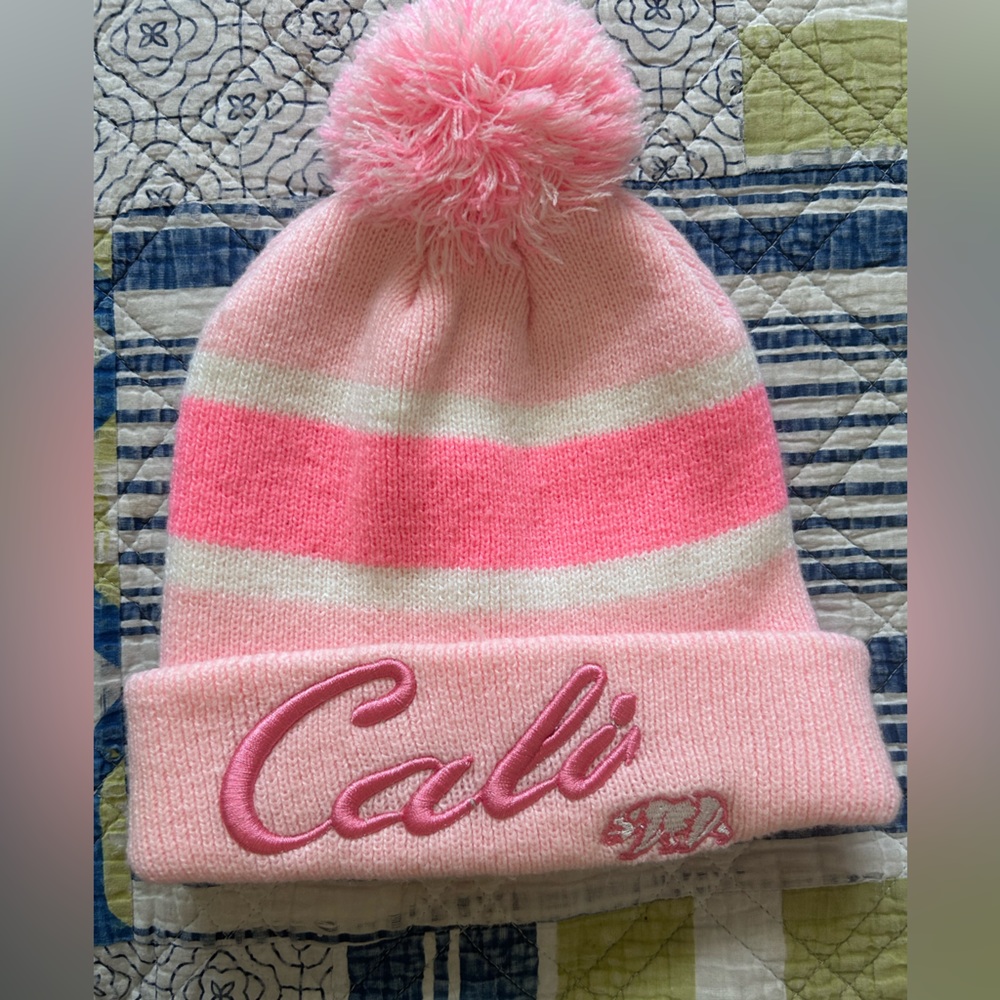 Pink beanie